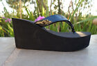 New Women s Platforms Wedge T-strap Fashion Sandals Shoes Casual Flip Flop--1098