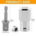 Upgraded Stainless Steel Trailer Jack Drill Adapter With Top Wind Crank Handle 