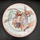 Rare 19th 20th Century Famille Rose Chinese Export 9  Porcelain Plate   9 Of 14 