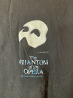 Vintage The Phantom Of The Opera Shirt Mens Xl Black 1986 Show Play Broadway Usa