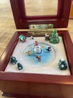 2 Mr  Christmas Miniature Animated Music Boxes Two Different Tunes