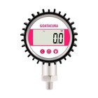 0-100psi Digital Industrial Pressure Gauge  3-1 8  Dial Size  1 4  Npt Lower