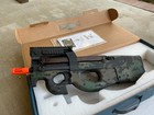 Emg Krytac Fn Herstal P90 Airsoft Aeg Training Rifle W  Custom Cerakote Blk Camo