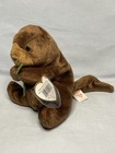 Adorable Ty Beanie Baby Babies Seaweed The Otter With Tags  Rare  Htf 