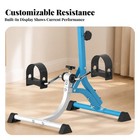 Upright Exercise Pedal Bike Seated Stationary Bike With Handlebar Low-impact