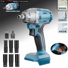 3 8  Impact Wrench Brushless Li-ion Driver Cordless For Makita 18v Battery Tool
