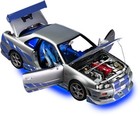 Deagostini Fast   Furious Nissan Skyline Gt-r  r34  1 8 Vol  001 - 110 W  Parts