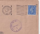 Ww2 O e t a Eritrea 1942 Passed Censura Censored Cover Argentine River Plate