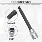 Dps6 Dual Clutch Transmission Reset Tool  14 Spline Socket With 3 8  Drive