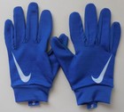 Nike Base Layer Run Gloves Youth Unisex Royal Blue stadium Green white Small