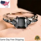 Fashion 925 Silver Ring Women Jewelry Cubic Zircon Wedding Ring Sz 6-10