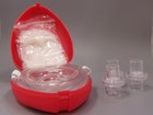 50 Pocket Cpr Mask In Hard Case  Mask With O2 Inlet