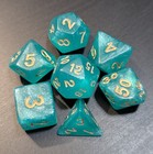    glimmerscale    7 Dice Set Poly Rpg Dnd Dungeons Dragons Ad d Pathfinder D20