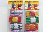 Vintage Tin Toy Tin Car Set In Original Package Lot 2 Set Made In Japan Unused