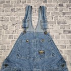 Vtg Oshkosh Vestbak Bib Shortalls Overalls Adult Sz 34 Carpenter Blue Denim Usa