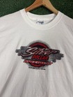 Vintage Silver Dollar Speedway Chico Ca Sprint Car Racing T Shirt Xl White