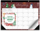 Elegant 18- Desk   Wall Calendar 2026-2027  12 x17  - Perfect For Planning