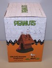 Peanuts Snoopy Halloween Led Light Up Doghouse Pumpkins Decor New
