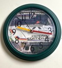 Rare Vtg Apple Computer Race Team Promotional 8in Office Wall Clock Steve Jobs