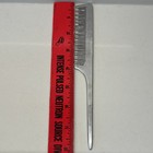 Vtg Goody Aluminum Teasing Comb Metal Rat Tail Silver Rattail British Hong Kong