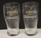 New  Set Of 2 Guinness 20 Oz Beer Pint Glasses Ireland Harp Dublin Ireland