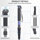 67  171cm Camera Monopod Compact Carbon Fiber Monopod Portable Travel Monopod