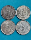 Lot Of 4 Morgan Silver Dollar Coins   1880  1884 O    Two 1889