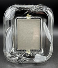 Vintage Pair Mikasa Frosted Crystal Tulip Picture Frames 5  X 6  Elegant Home