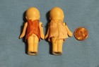 Antique Miniature Bisque Baby Doll Lot Of Two     Excellent    