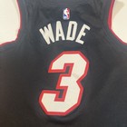 Nike Dwayne Wade Miami Heat Jersey  3 M  44  Black Swingman Jersey