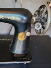 Singer 27 Antique Original Hand Crank Sewing Machine Black gold Decals A549265