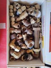 Assorted Solid Brass Nuts   Bolts And Assorted Adaptors   Compression Fittings