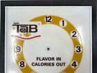 Rare  1960 s Tab Soda Advertising Clock - Kirby Cogeshall Steinau Co  - Read