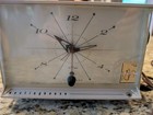 Champagne 1959 Westinghouse H-677t4 Am Vacuum Tube Clock Collectable It Works   