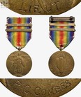 Named Wwi Army Victory Medal Lt  Richard C  Combes 328th F a Engraved  research
