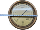 Vintage Ashcroft  Large 14    Brass 400 Pressure Gauge