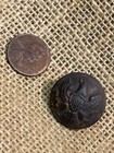 Huge Dug Civil War Or Post Civil War Eagle Button Odd Backmark