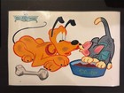 Vintage Set Of Four 1960 s Walt Disney Laminated Placemats