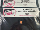Lot Of 4 Vintage Springfield Filler Sheets  892-f  For Photo Albums Nos
