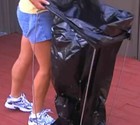 Leaf Bag Holder Stand  30 33 Gallon  Plastic Liner Yard  Garden Garbage Waste