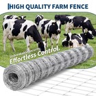 Knotted Fence 5ft X 328ft  Gauge Stainless Steel Fencing Livestock Cattle Fence