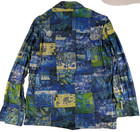 Pacific Isle Creations Hawaii Vintage 60s Thai Mural Aop Long Sleeve Shirt M   L