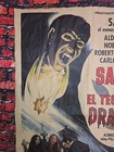 1969 Santo El Tesoro De Dracula - Lucha Libre Movie Poster - 27  X 37 