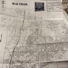 Map Of Lincoln Lexington And Waltham Massachusetts 1993 Merchant Maps