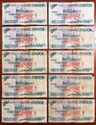 5000 Cedis Banknotes - Bank Of Ghana 1996 - 2000 Lot Of 10
