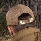 Set Of Two Matching Glow In The Dark Cats Eyes Firefighter Ranger Patches Army M