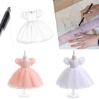 Kids Flower Girls Lace Princess Tutu Dress Bridesmaid Tulle Party Pageant Gown