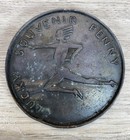 Hiawatha On Rails Lucky Souvenir Penny 3  Train Railroad Coin Nothing Faster Vtg