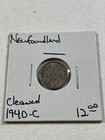 1940-c Newfoundland 5 Cents Low Mintage Cleaned