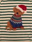 Mini Boden Christmas Holiday Corduroy Pup Dog Applique 5-6y Long Sleeves